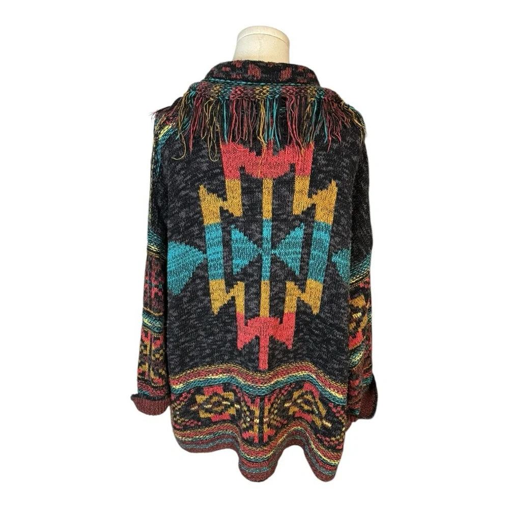 FREE PEOPLE Wild Wild West Cardigan Sweater Sz XS S M Knit Lolli
Coachella Aztec - Picture 10 of 16